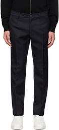 Golden Goose Navy Creased Trousers