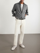 Brunello Cucinelli - Herringbone Cotton and Lyocell-Blend Shirt - Gray