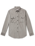 Brioni - Sea Island Cotton-Corduroy Shirt - Gray