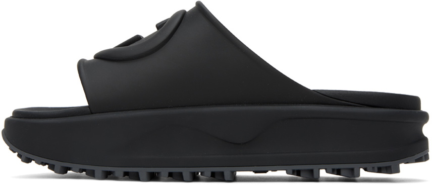 Gucci Black Interlocking G Slide Sandals Gucci display picture 1