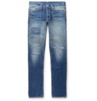 visvim - Social Sculpture 04 Slim-Fit Distressed Denim Jeans - Men - Indigo