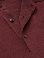 Kiton - Wool Polo Shirt - Red