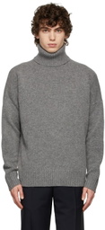 Harmony Grey Wool Windy Turtleneck