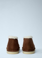 Miu Miu Suede Logo Motifs Boots