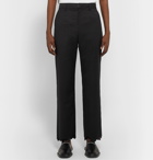 Ader Error - Distressed Wool Trousers - Black