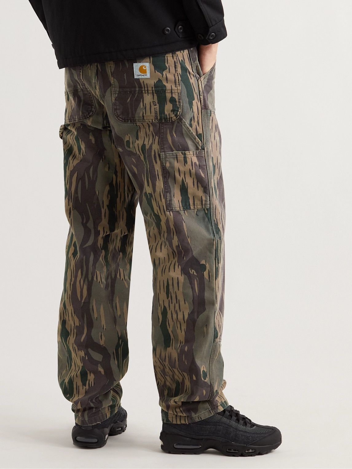 Carhartt WIP - Double Knee Straight-Leg Camouflage-Print Organic