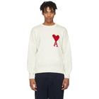 AMI Alexandre Mattiussi Off-White Oversized Sweater