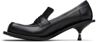 FIDAN NOVRUZOVA Black Barry Kitten Loafer Heels