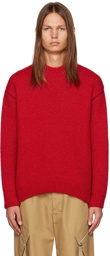 Jacquemus Red Le Chouchou 'La Maille Pavane' Sweater