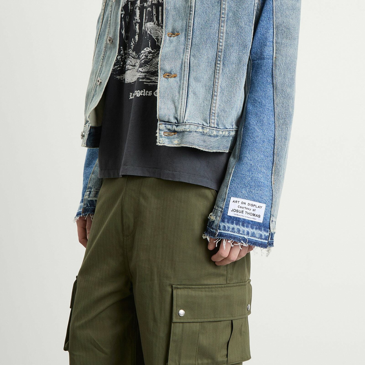 Gallery Dept Men's Ford Trucker Jacket in Lt Wash Indigo
