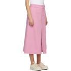 Rika Studios Pink Denim Blush Skirt