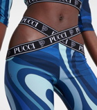 Pucci Printed biker shorts