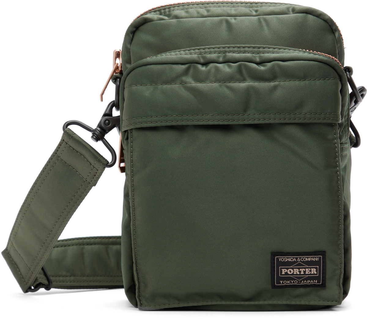 PORTER - Yoshida & Co Khaki Tanker Vertical Bag Porter-Yoshida & Co.