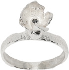 ELHANATI Silver Conie Vallese Edition Jardín Tulip Ring