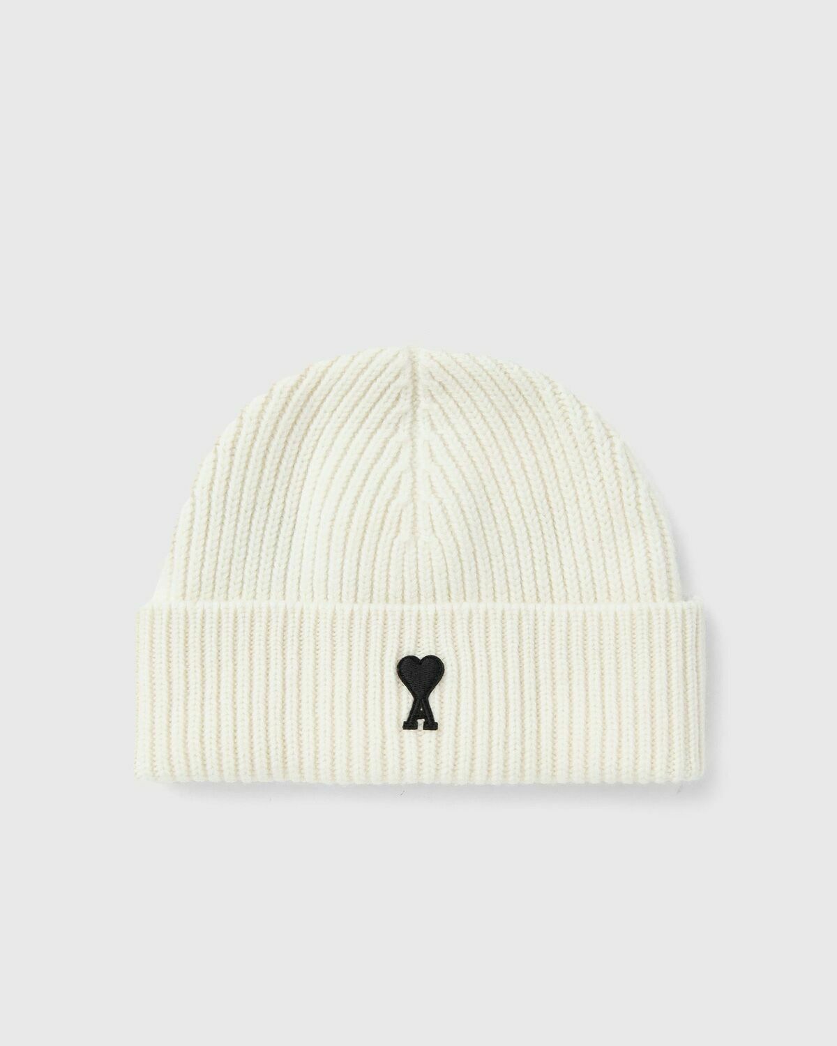 AMI Paris AMI DE COEUR BEANIE White Mens Beany