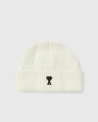 AMI Paris AMI DE COEUR BEANIE White Mens Beany