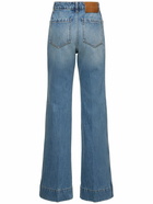 VICTORIA BECKHAM Alina Denim High Waisted Wide Jeans