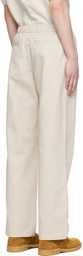 Saturdays NYC Beige George Trousers