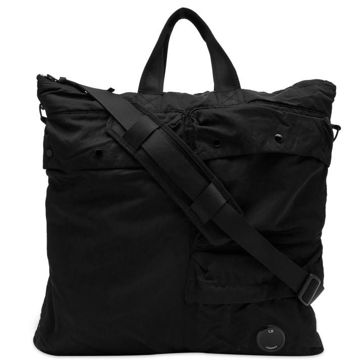 Photo: C.P. Company Men's Nylon B Tote Bag in Black 