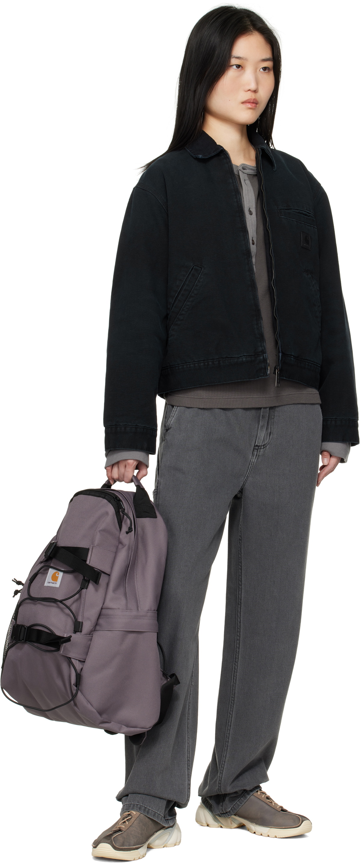 Carhartt Work In Progress Gray Kickflip Backpack