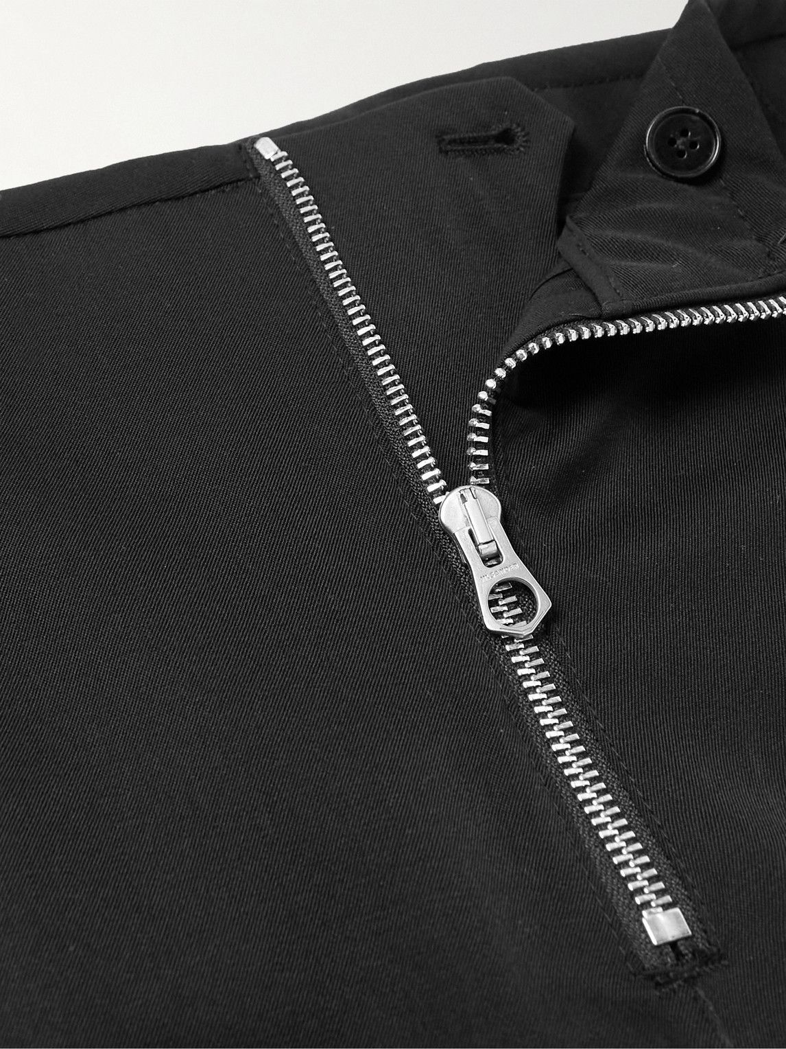 Jil Sander - Straight-Leg Zip-Detailed Wool Trousers - Black Jil