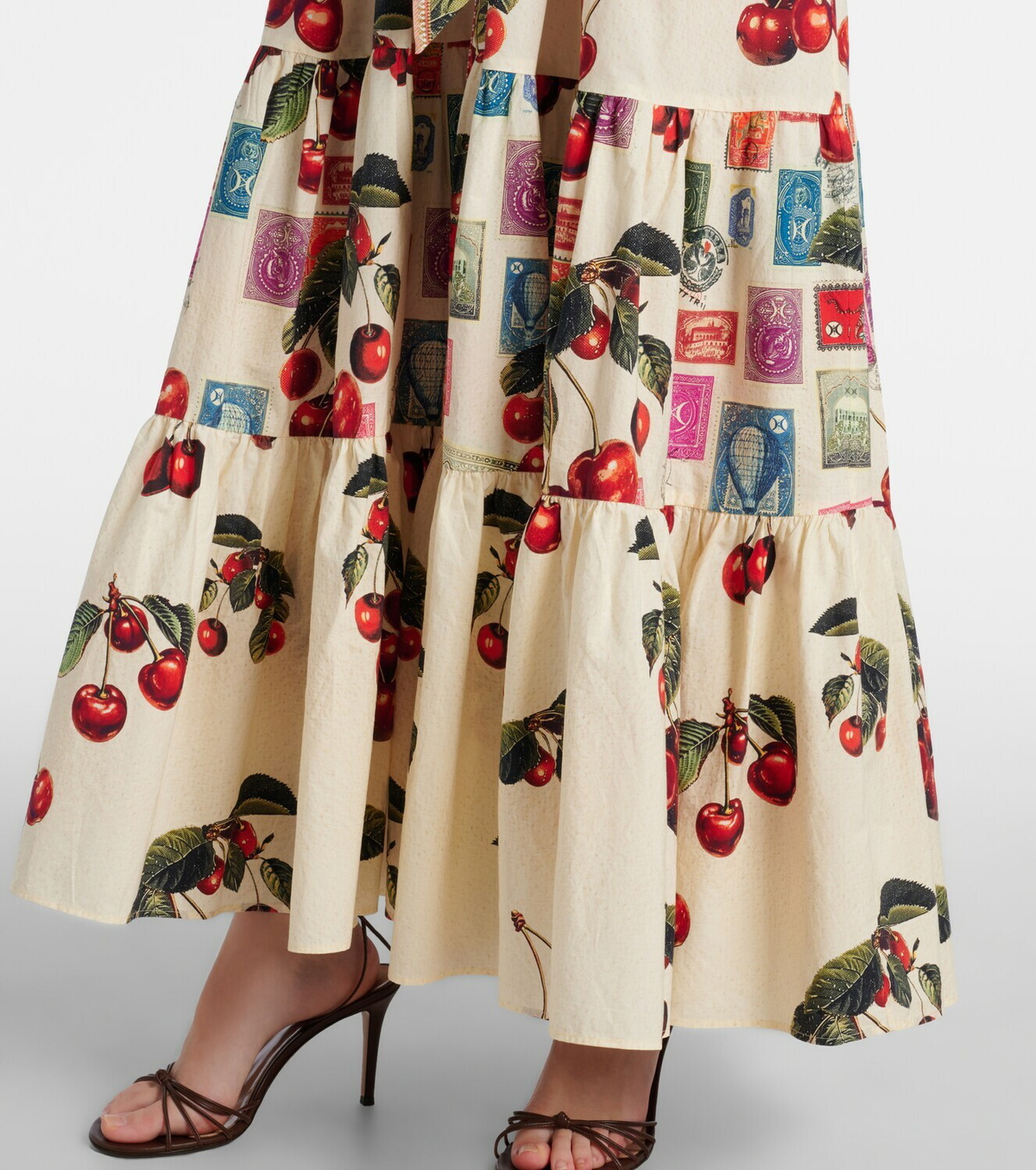 Camilla Notes From The Road printed cotton shirt dress