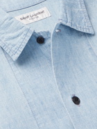 SAINT LAURENT - Cotton-Chambray Shirt - Blue