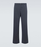Miu Miu Embroidered wide-leg jeans