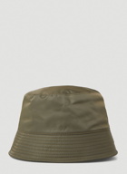 Logo Plaque Bucket Hat in Khaki