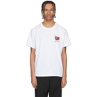 Kenzo White Limited Edition Valentines Day Lucky Star T-Shirt