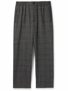 Barena - Tapered Checked Virgin Wool Trousers - Gray