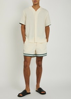 Che Valbonne Stripe-trimmed Shirt Ivory