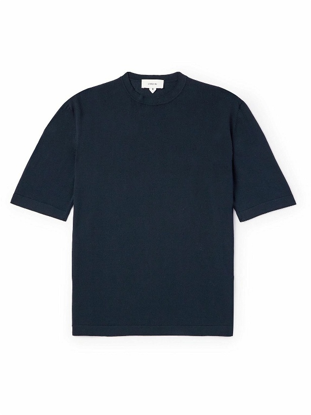 Photo: Lardini - Cotton T-Shirt - Blue