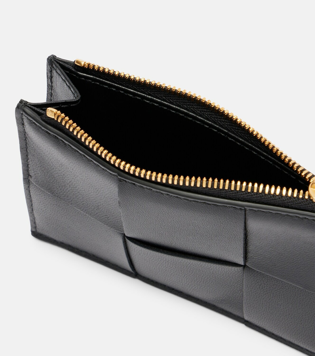 Bottega Veneta Cassette Intreccio leather card holder