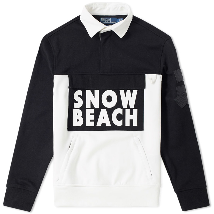 Photo: Polo Ralph Lauren Rugby Shirt 'Snow Beach'