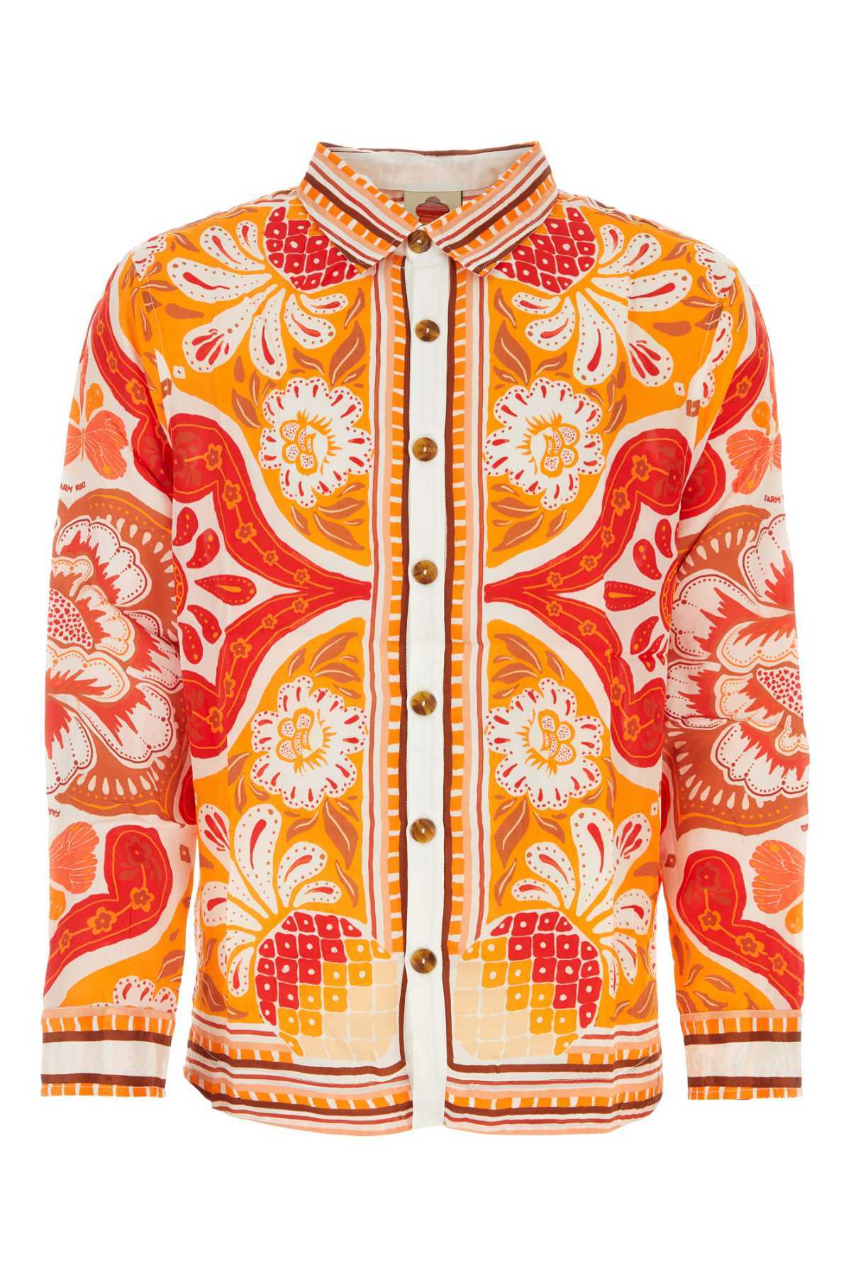 Farm Rio Printed Viscose Shirt