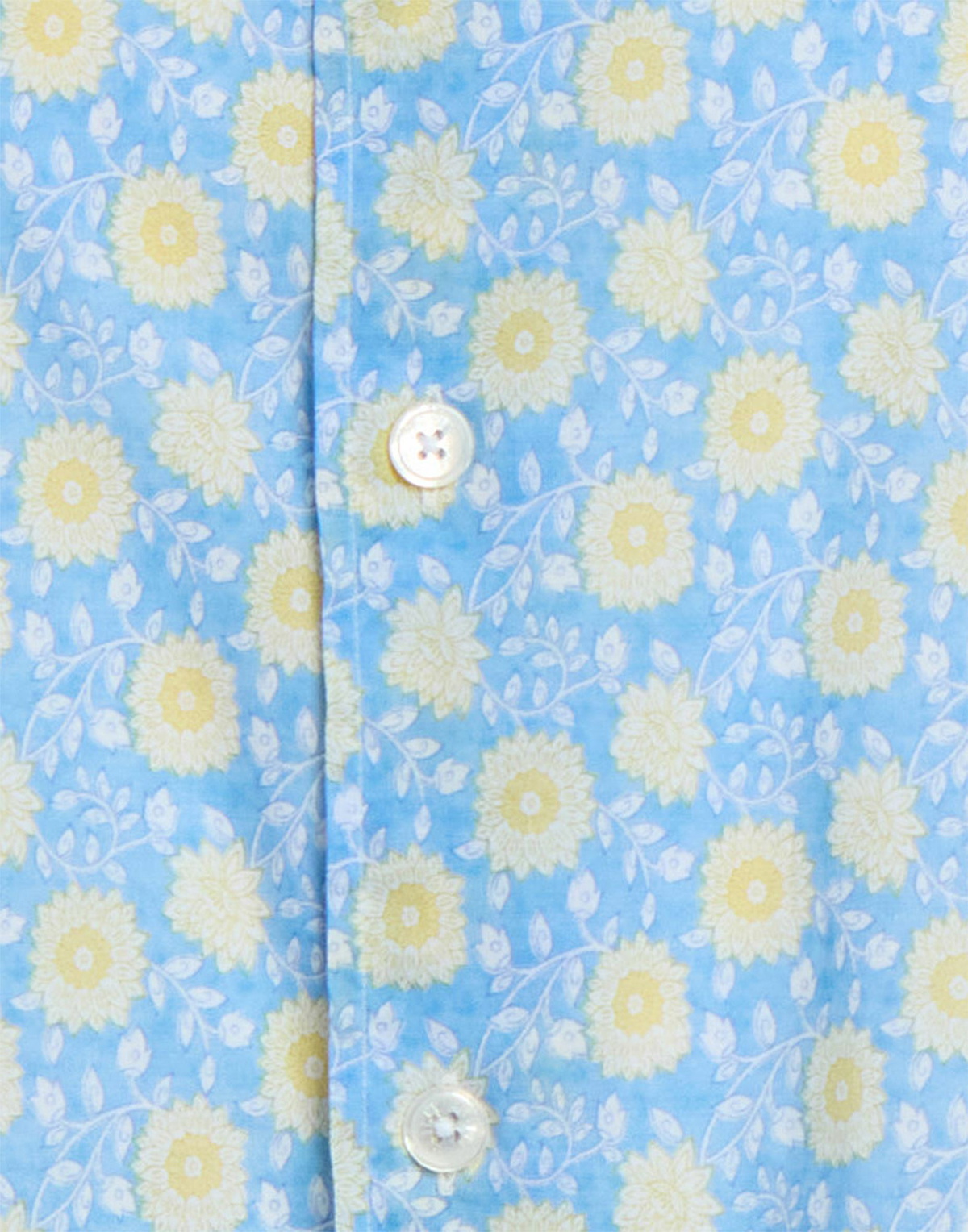 Fedeli Mens Shirt Sky in Blue