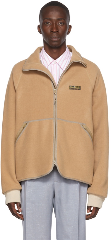 Photo: Acne Studios Brown Polyester Jacket