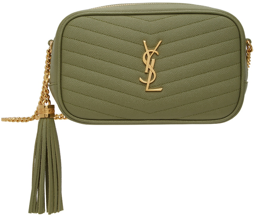 ショルダーバッグ・ポシェット Saint Laurent  Shoulder Bags Women Leather Green/Moss Saint Laurent Shoulder Bags Women Leather Green/Moss | B