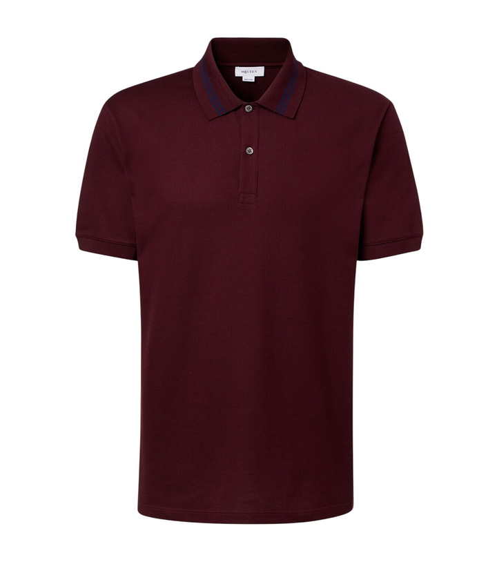 Photo: McQueen Cotton piqué polo shirt