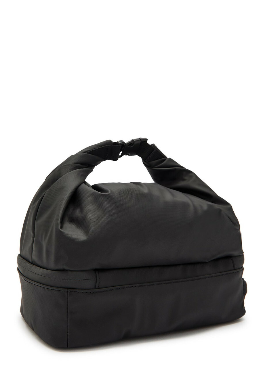 Boss Stenson Coated Faux Leather Washbag - Black - One Size