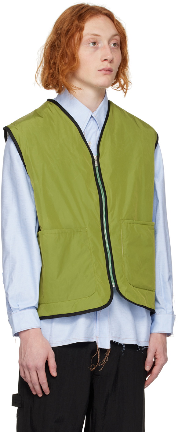 Camiel Fortgens Green Zip Vest Camiel Fortgens