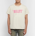 Rhude - Printed Cotton-Jersey T-Shirt - Men - Cream