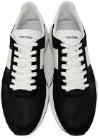 TOM FORD Black Suede & Nylon Jagga Low Sneakers