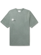 WTAPS - Home Base Logo-Appliquéd Cotton-Jersey T-Shirt - Gray