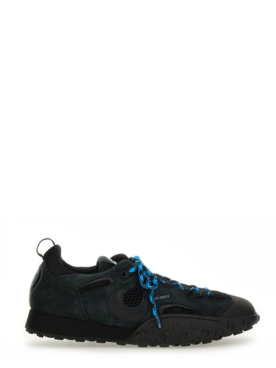Marine Serre Blue & White MS Rise High Sneakers Marine Serre