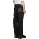 Junya Watanabe Black Cotton Twill Trousers