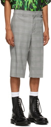 VETEMENTS Grey Check 2.0 Tailored Shorts