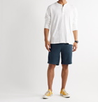 Derek Rose - Devon 2 Loopback Cotton-Jersey Drawstring Shorts - Blue