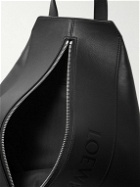 LOEWE - Logo-Embossed Leather Backpack
